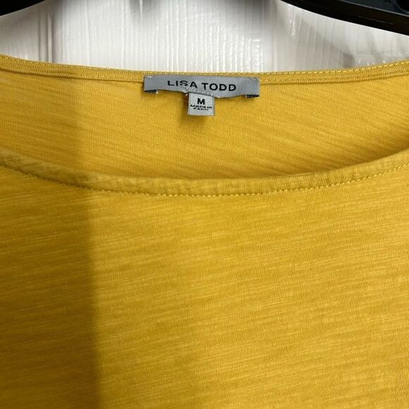 Lisa Todd Yellow Cotton Blouse - Picture 6 of 8